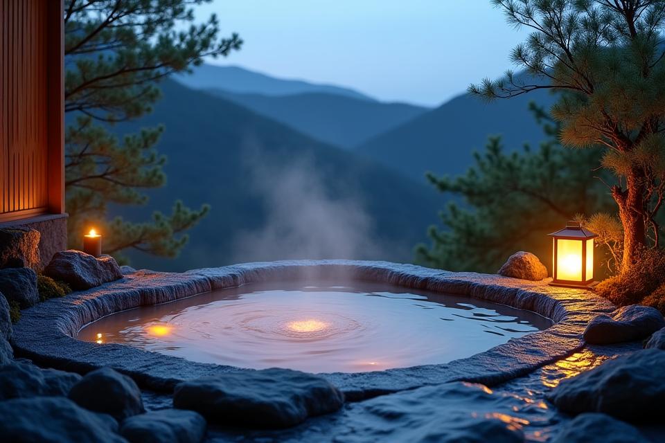 杉スイートのプライベート露天風呂