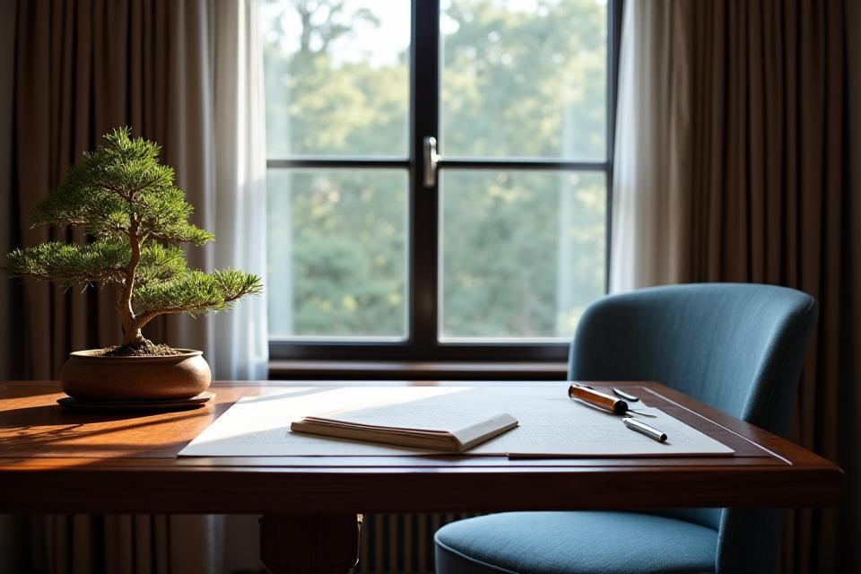 梅スイートの書斎スペース